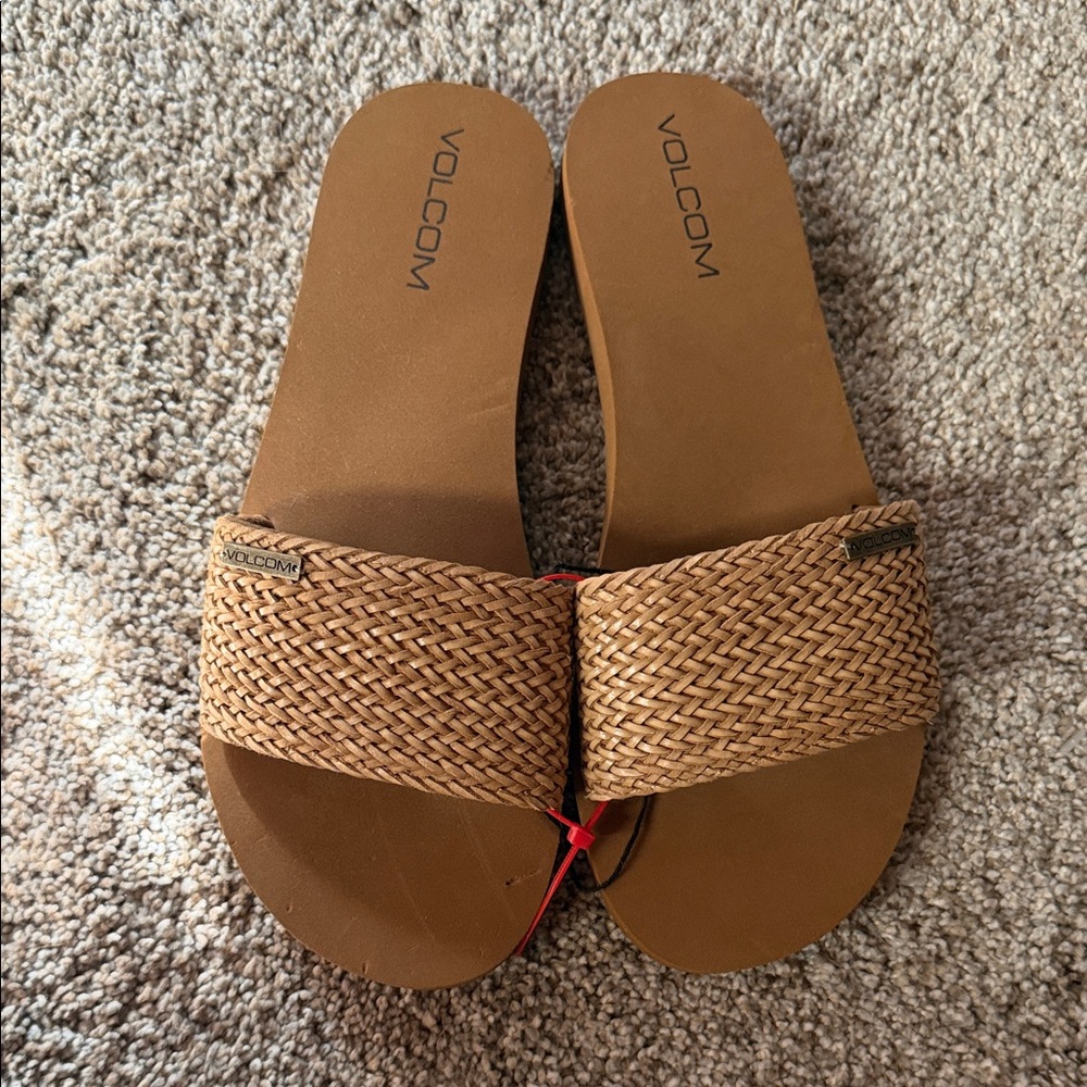 Volcom Women's Woven Brown Sandals